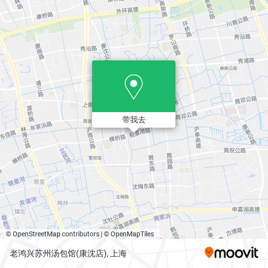 老鸿兴苏州汤包馆(康沈店)地图