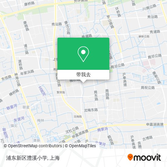 浦东新区澧溪小学地图