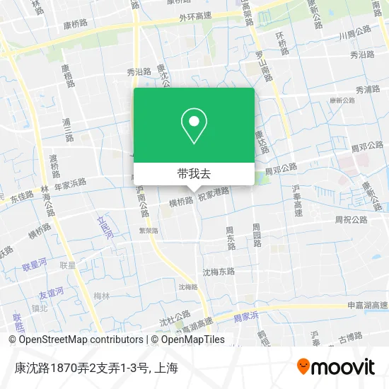 康沈路1870弄2支弄1-3号地图