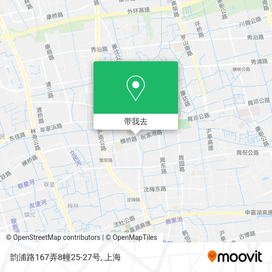 韵浦路167弄8幢25-27号地图