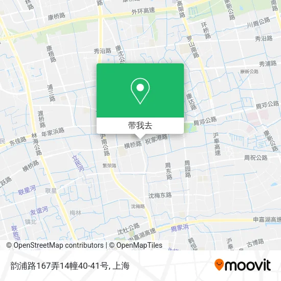 韵浦路167弄14幢40-41号地图