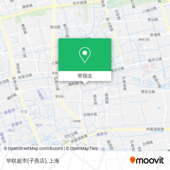 华联超市(子燕店)地图