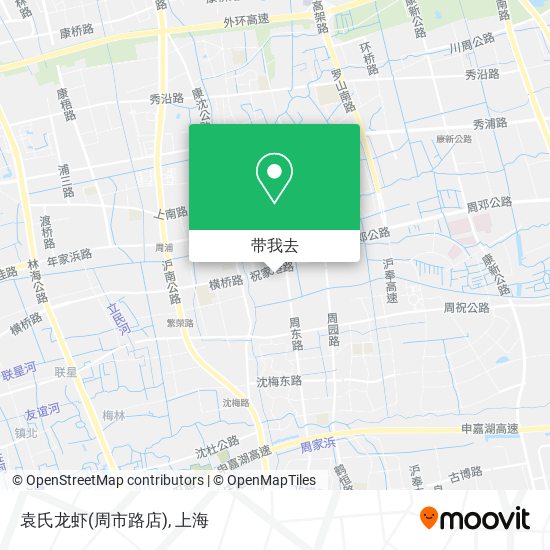 袁氏龙虾(周市路店)地图