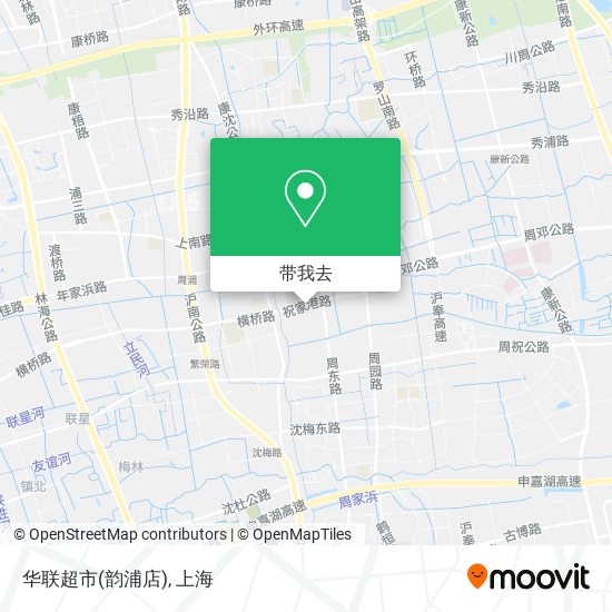 华联超市(韵浦店)地图