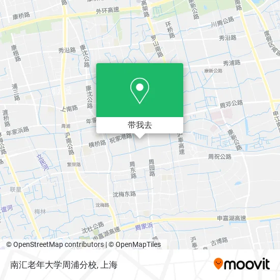 南汇老年大学周浦分校地图