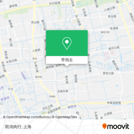 雨润肉行地图