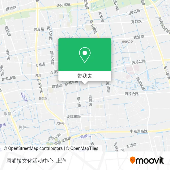 周浦镇文化活动中心地图