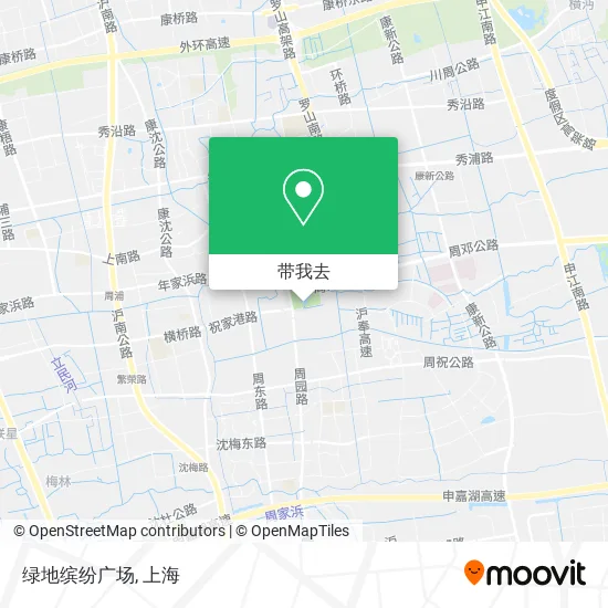 绿地缤纷广场地图