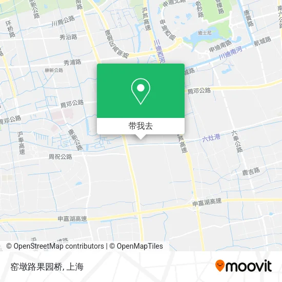 窑墩路果园桥地图
