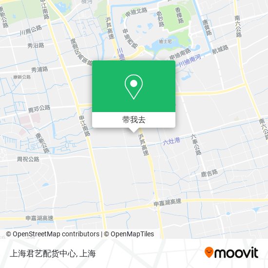 上海君艺配货中心地图