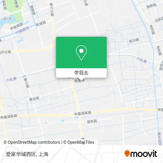 爱家华城西区地图