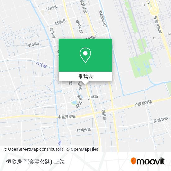 恒欣房产(金亭公路)地图