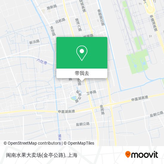 闽南水果大卖场(金亭公路)地图