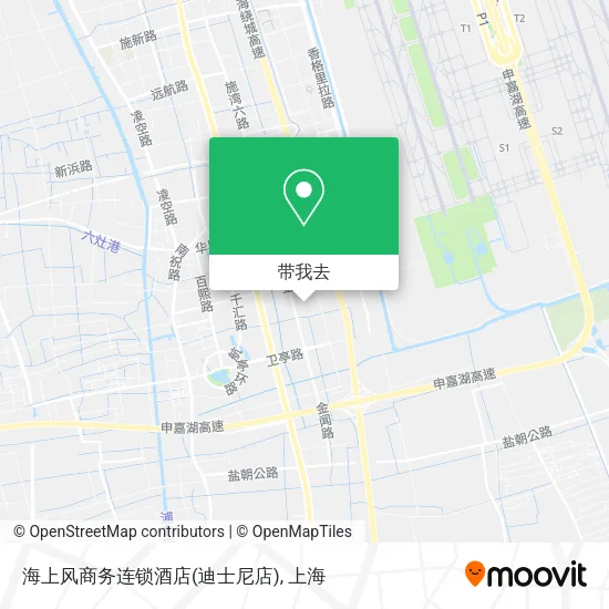 海上风商务连锁酒店(迪士尼店)地图