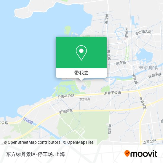 东方绿舟景区-停车场地图