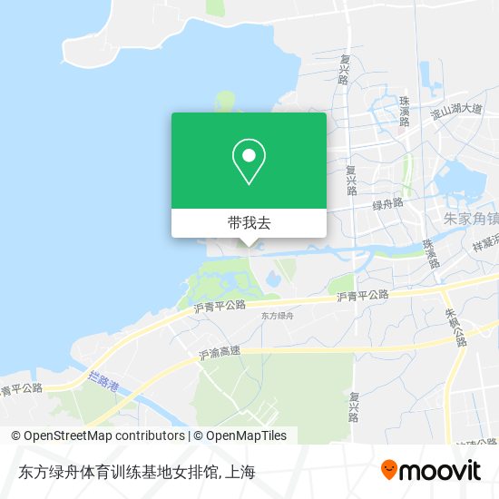 东方绿舟体育训练基地女排馆地图
