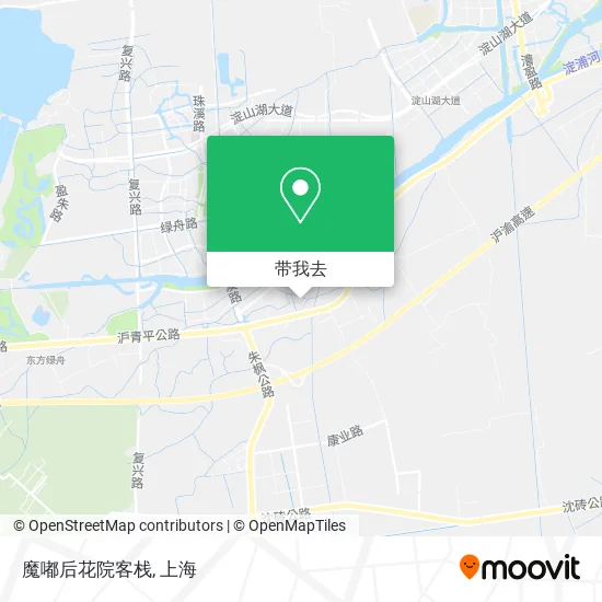 魔嘟后花院客栈地图