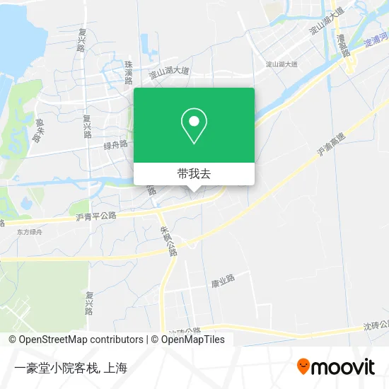 一豪堂小院客栈地图