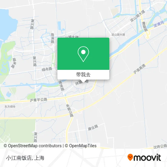 小江南饭店地图