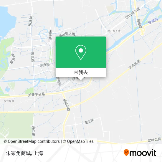 朱家角商城地图