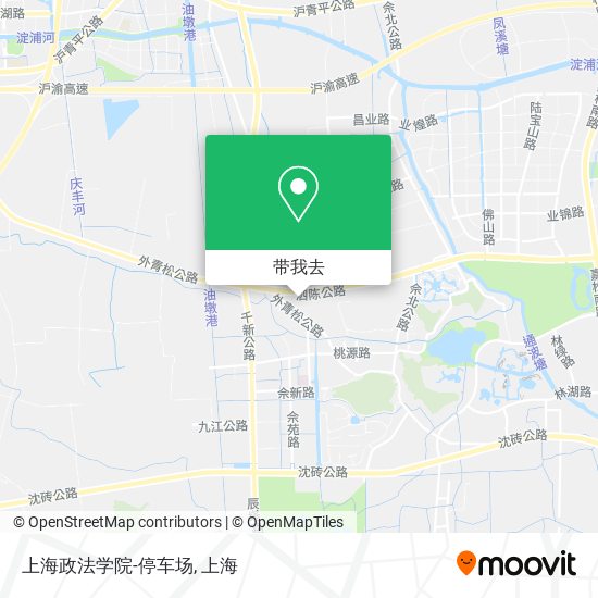上海政法学院-停车场地图