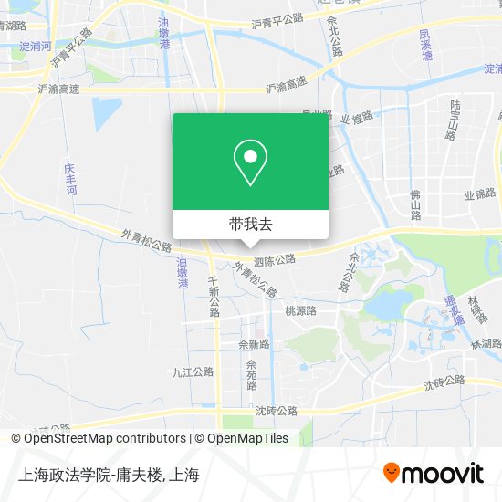 上海政法学院-庸夫楼地图
