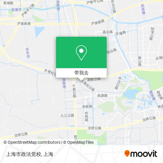 上海市政法党校地图