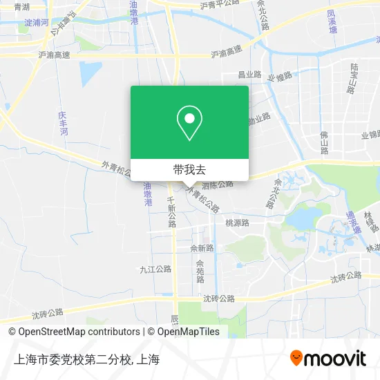 上海市委党校第二分校地图