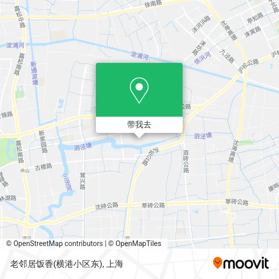 老邻居饭香(横港小区东)地图