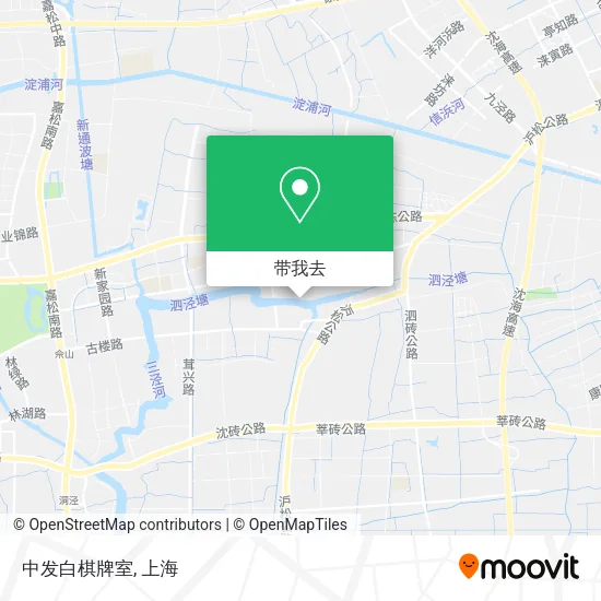 中发白棋牌室地图
