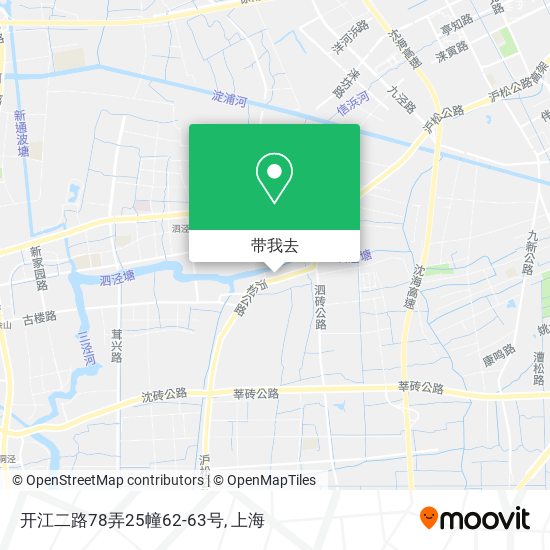 开江二路78弄25幢62-63号地图