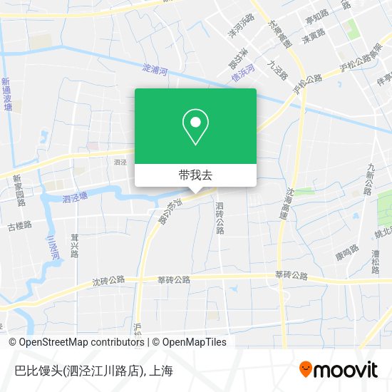 巴比馒头(泗泾江川路店)地图