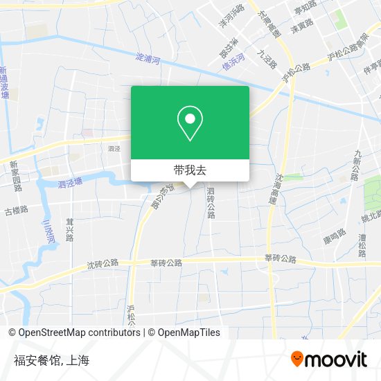 福安餐馆地图