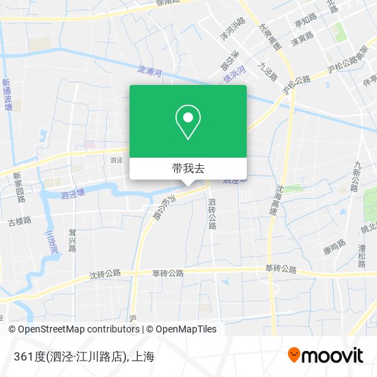 361度(泗泾·江川路店)地图