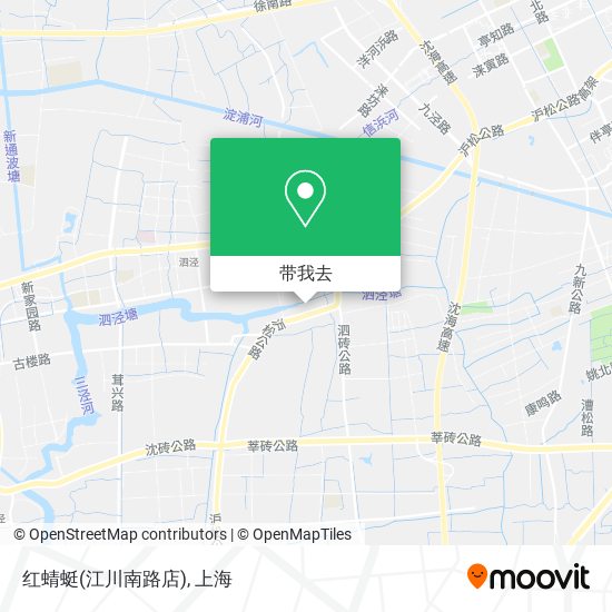 红蜻蜓(江川南路店)地图