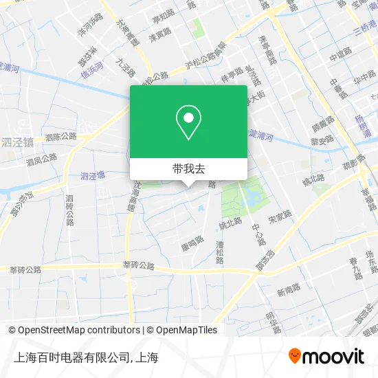 上海百时电器有限公司地图