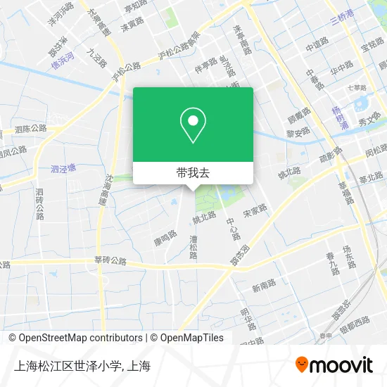 上海松江区世泽小学地图