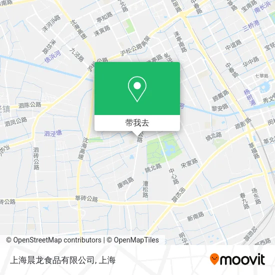 上海晨龙食品有限公司地图
