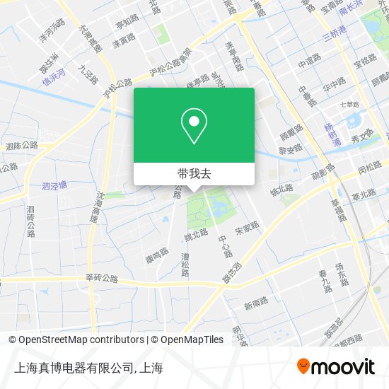 上海真博电器有限公司地图