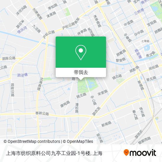 上海市纺织原料公司九亭工业园-1号楼地图
