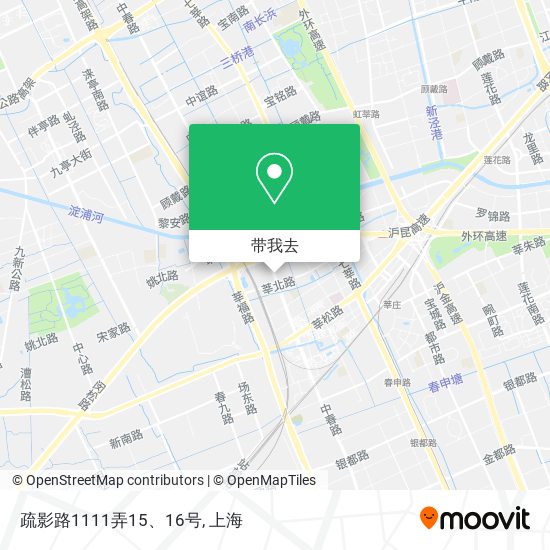 疏影路1111弄15、16号地图