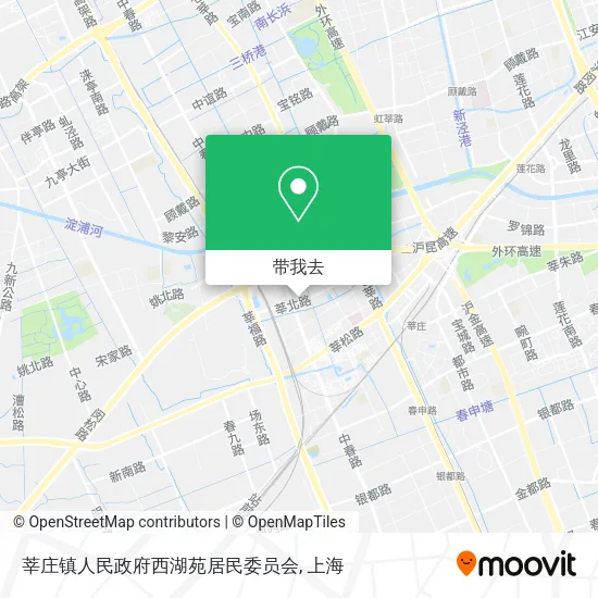 莘庄镇人民政府西湖苑居民委员会地图