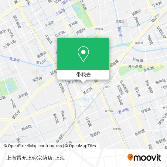 上海雷允上奕宗药店地图