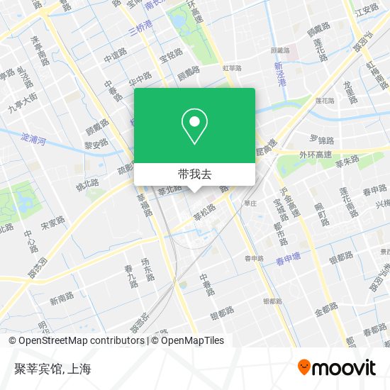 聚莘宾馆地图
