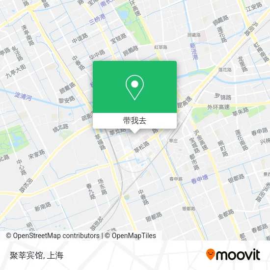 聚莘宾馆地图