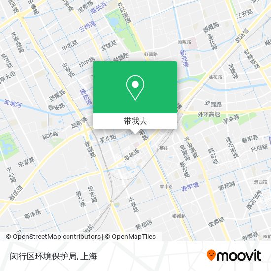 闵行区环境保护局地图