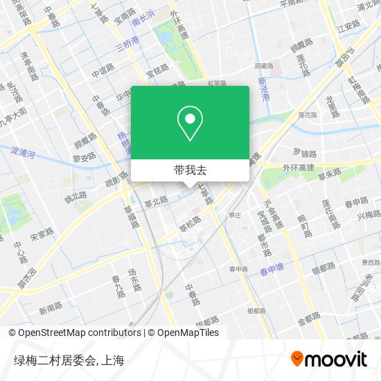 绿梅二村居委会地图