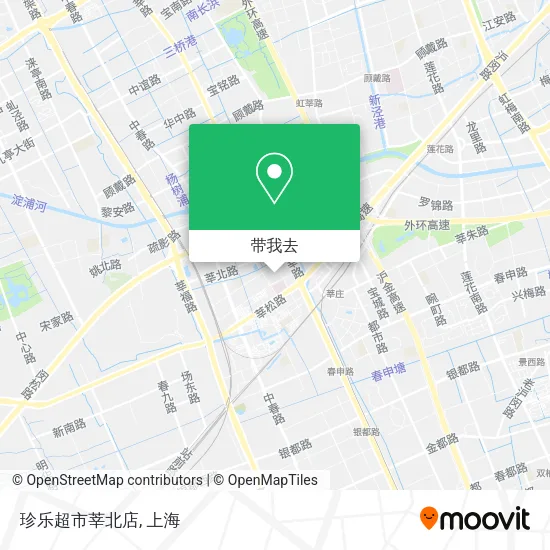 珍乐超市莘北店地图