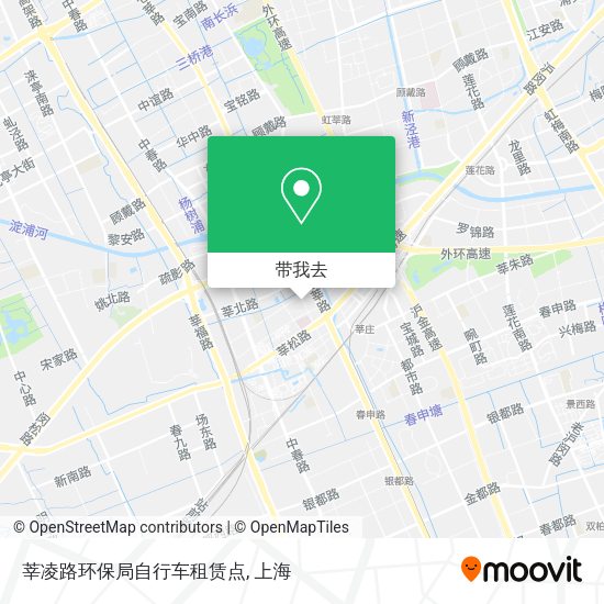 莘凌路环保局自行车租赁点地图