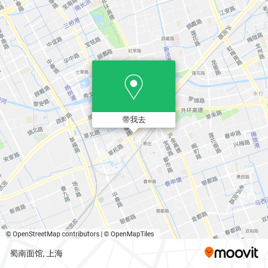 蜀南面馆地图